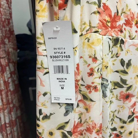 Floral Print Women's Dress - Picture 6 of 7